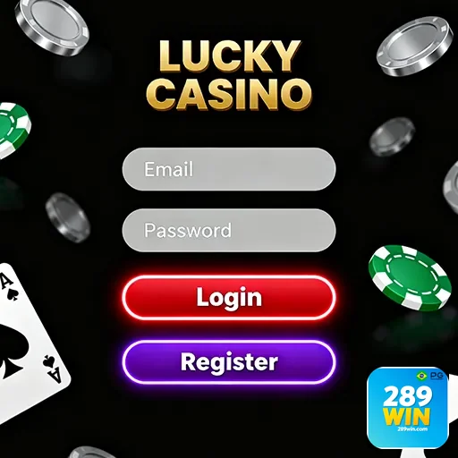 Tela de login na 289win com destaque para bônus e promoções